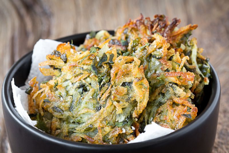 Rösti de pommes de terre aux algues