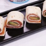 Roulés de tortilla au saumon fumé