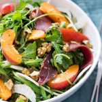 Salade d’abricots au magret fumé