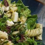 Salade de fusilli aux épinards