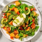 Salade fraîche à la mozzarella