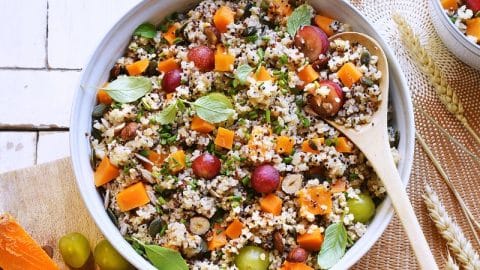 Salade de quinoa à la Mimolette