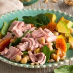 Salade au thon et aux pois chiches