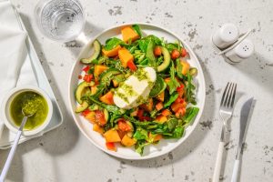 recette de Salade fraîche à la mozzarella