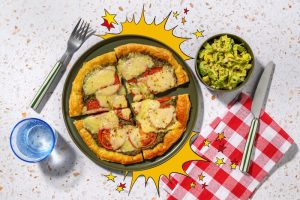 recette de Tarte aux tomates et au Cantal