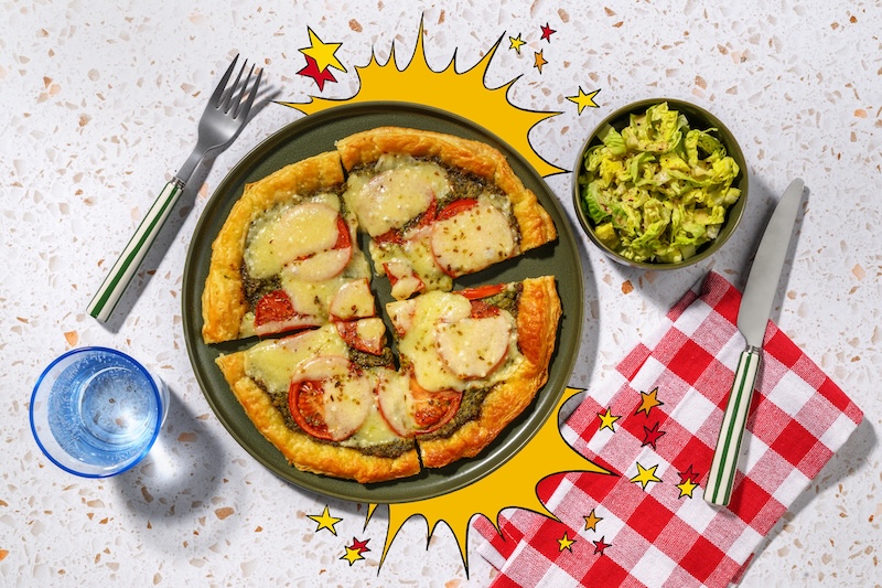 recette de Tarte aux tomates et au Cantal