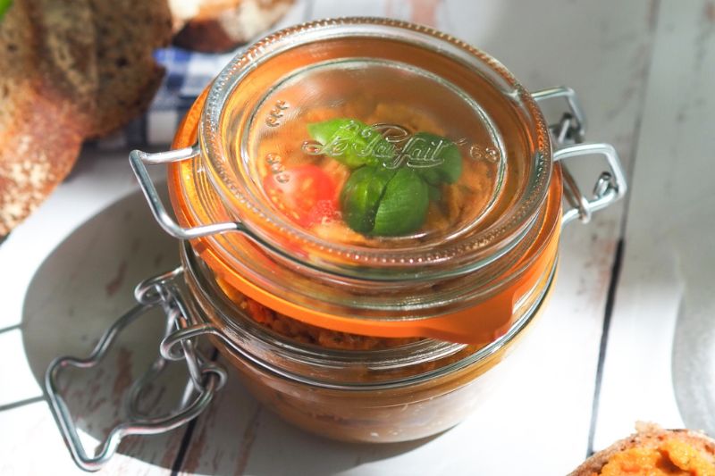 Tartinable de lentilles corail