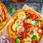 Pizza tortilla aux légumes