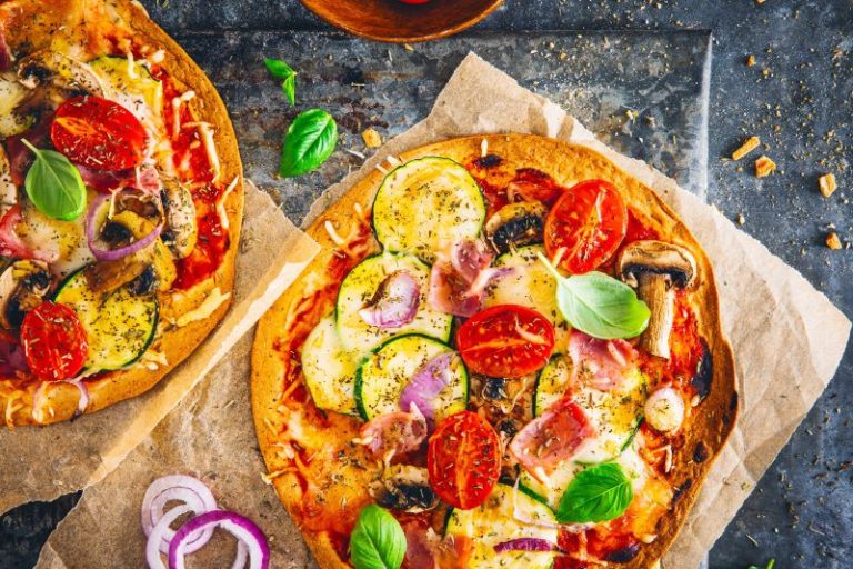 Pizza tortilla aux légumes