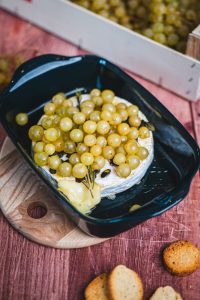 recette de Brie rôti au Chasselas de Moissac