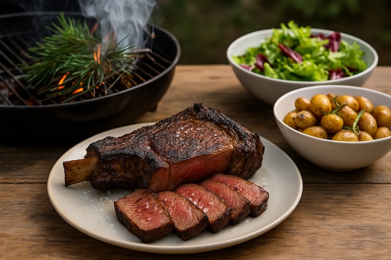 recette de Côte de boeuf fumée