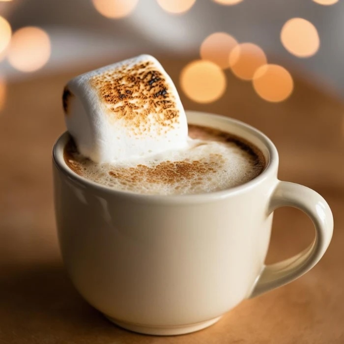 Cappuccino Marshmallow grillé