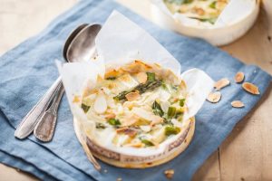 recette de Crémeux rôti aux asperges