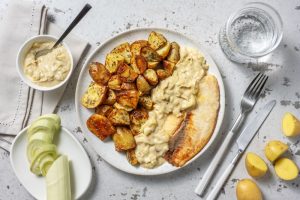 recette de Filet de lieu et fondue de poireau