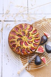 recette de Gâteau aux flocons d’avoine et figues