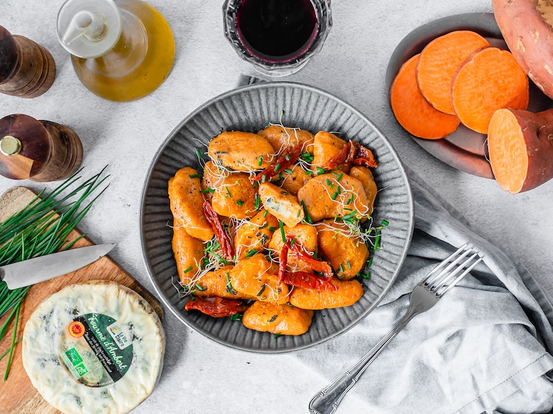 recette de Gnocchis de patate douce farcis
