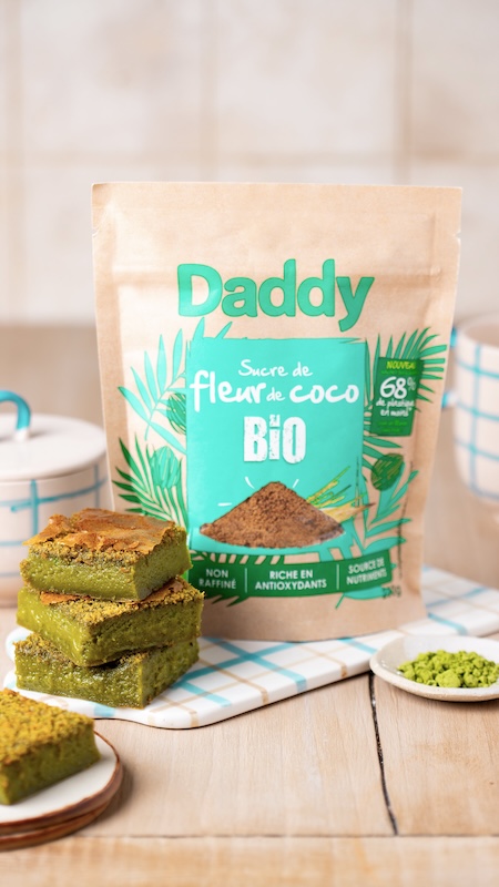 recette de Mochi cake au matcha