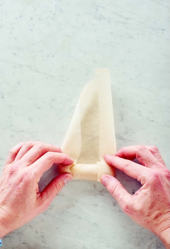 pliage cigare feuilleté
