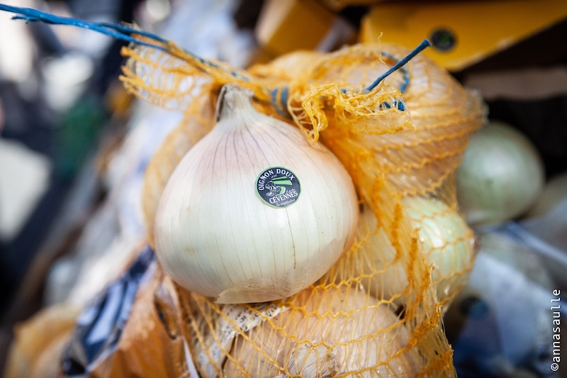 filet d'oignons blancs
