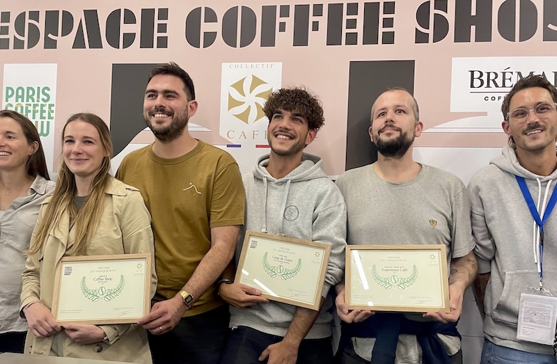 podium Meilleur Coffee Shop de France 2025