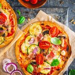 recette de Pizza tortilla aux légumes