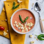 recette de Gaspacho de tomates au Neufchâtel