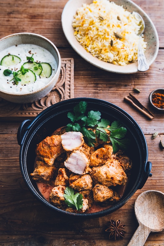 recette de Sauté de veau tandoori