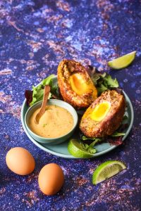 recette de Scotch eggs à l’asiatique