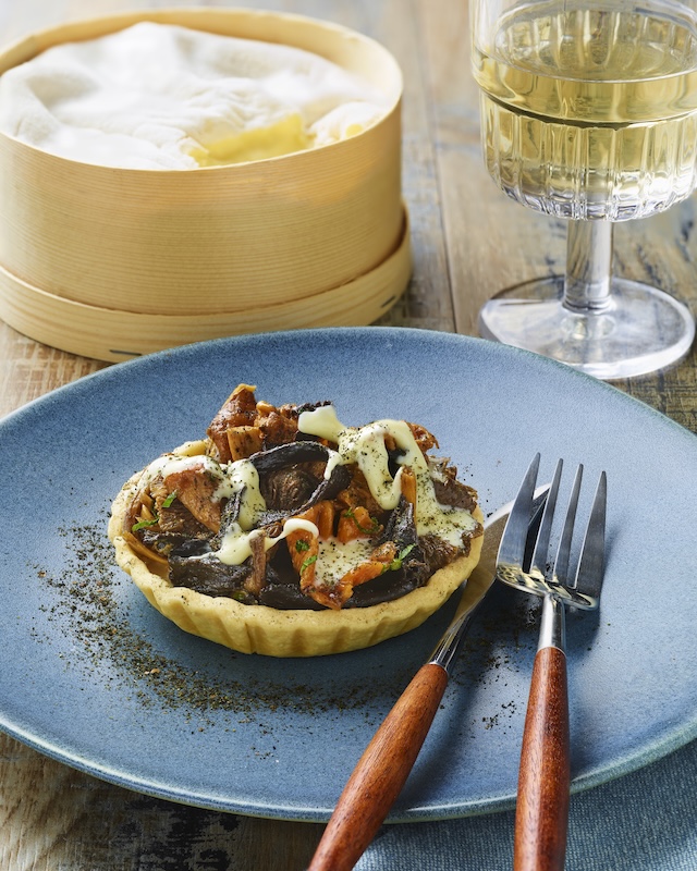 recette de Tartelettes aux champignons et Mont d’Or