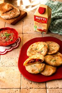 recette de Cheese naans boeuf tomate