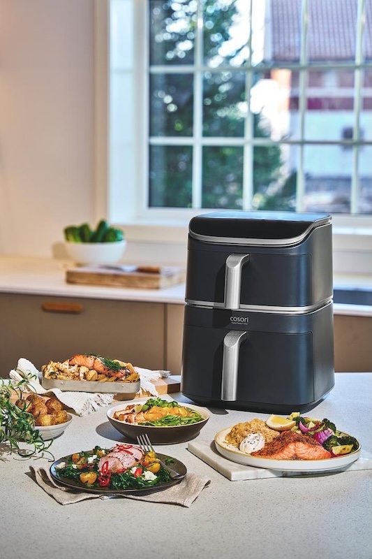 airfryer double panier empilable
