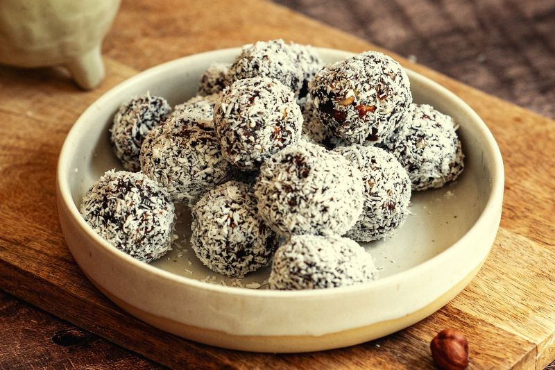 Energy balls caféinées