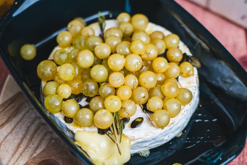 Brie rôti au Chasselas de Moissac