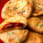 Cheese naans boeuf tomate