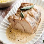 Rôti de veau mijoté au vin