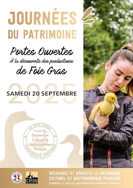 Journées du Patrimoine Foie Gras