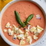 Gaspacho de tomates au Neufchâtel