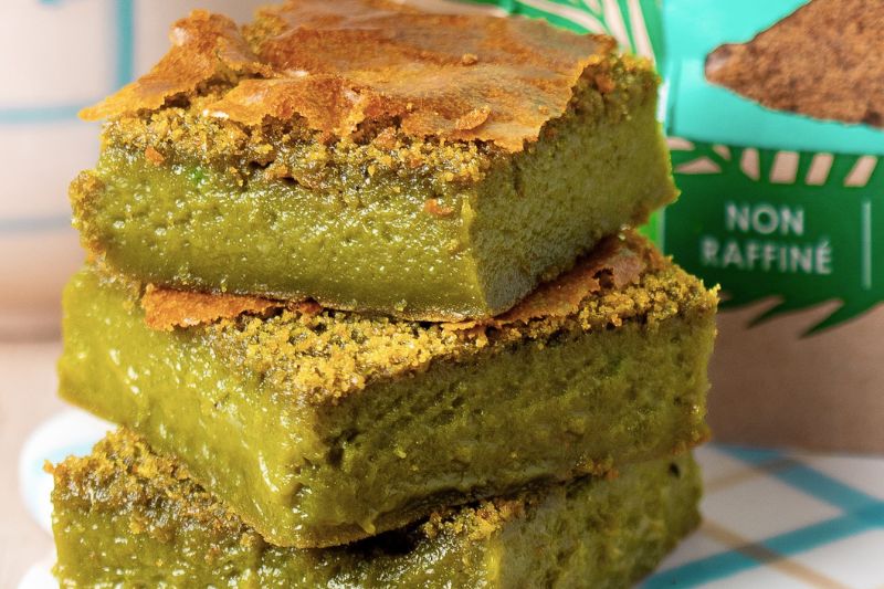 Mochi cake au matcha
