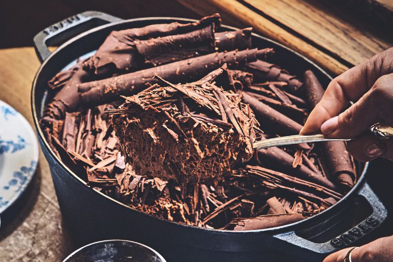 Mousse au chocolat à partager