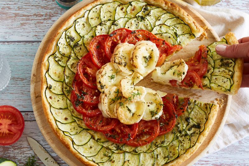 Tarte aux légumes et épices mexicaines