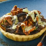 Tartelettes aux champignons et Mont d’Or