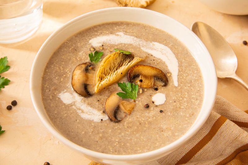 Velouté de champignons à la Floraline