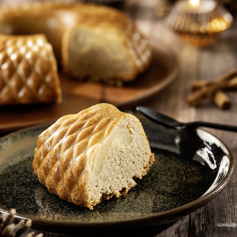 recette de Gâteau aux poires et aux épices