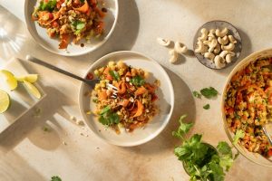 recette de Salade de riz à l’asiatique