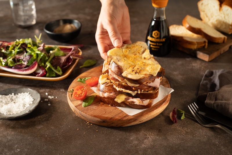 recette de Croque-monsieur à la sauce soja