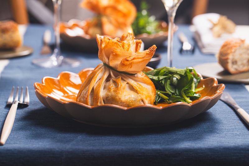 recette Aumônières végétariennes au Brie de Melun