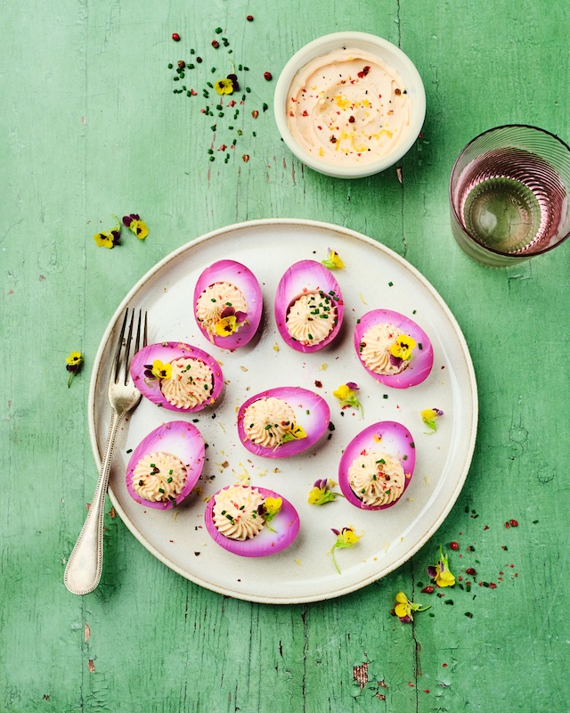 recette Oeufs mimosa betterave Kiri