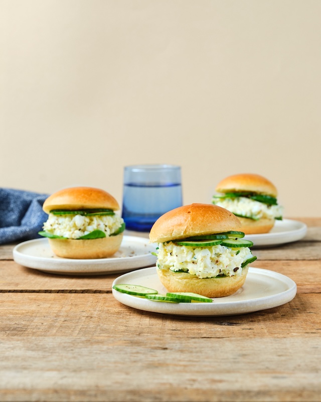 recette de Petits buns aux œufs et Kiri