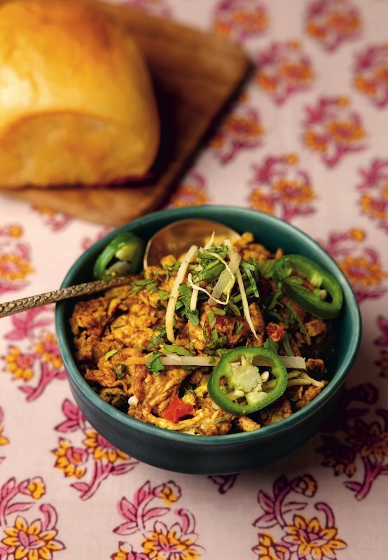 recette de Bhurji Pav