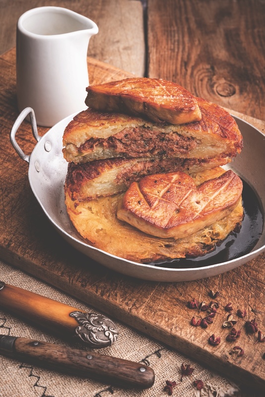recette de Galette de pomme de terre au canard